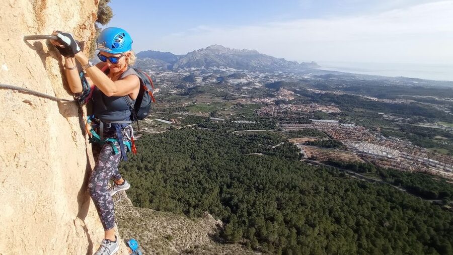 Benidorm: Via ferrata Ponoig, cerca de la Nucia - Guides, group size, and the human side
