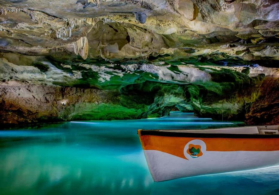 From Valencia: Caves of San José Guided Tour & Boat Ride - From the river to the dry gallery