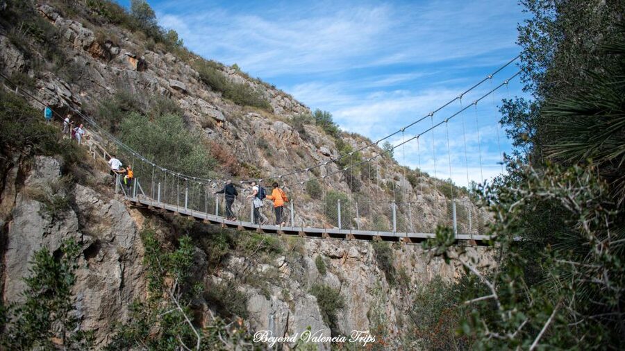 From Valencia: Chulilla, Turia Canyon, Hanging bridges... - Charco Azul and the river stops