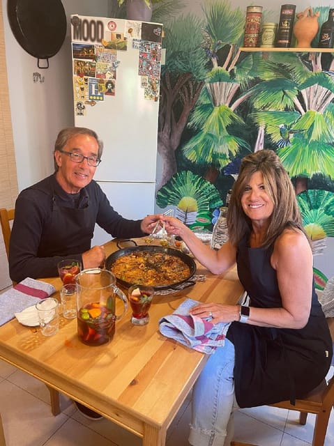 Private Paella & Tapas Cooking Class in a Local Chef's Home - Eating the meal you helped prepare