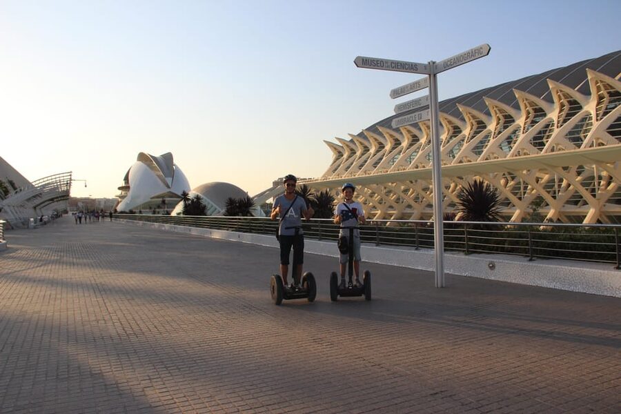 Segway Group Sightseeing Tour of Valencia - Palau de la Música adds music to the route