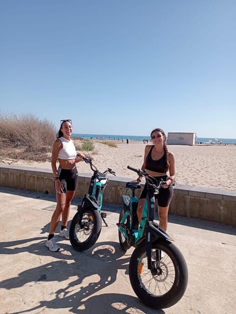 Valencia all in one: beaches, old town & city arts by E-bike - The marina, port buildings, and the coast