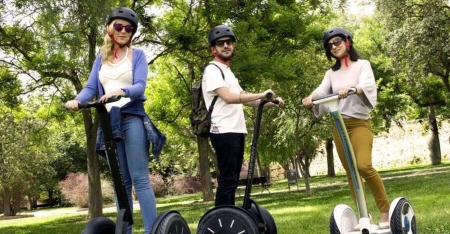 Valencia: Cabecera Park and Bioparc Segway Tour - What the water structures add to the route