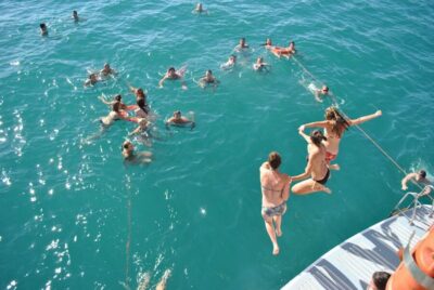 Catamaran Cruise, Paella Lunch and Swim Stop