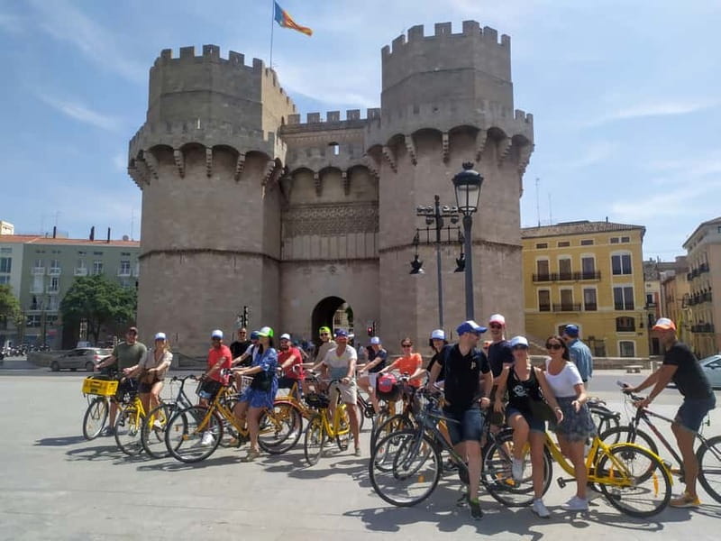 Valencia: City Highlights Bike Tour - Torres de Serranos and the edge of the old city