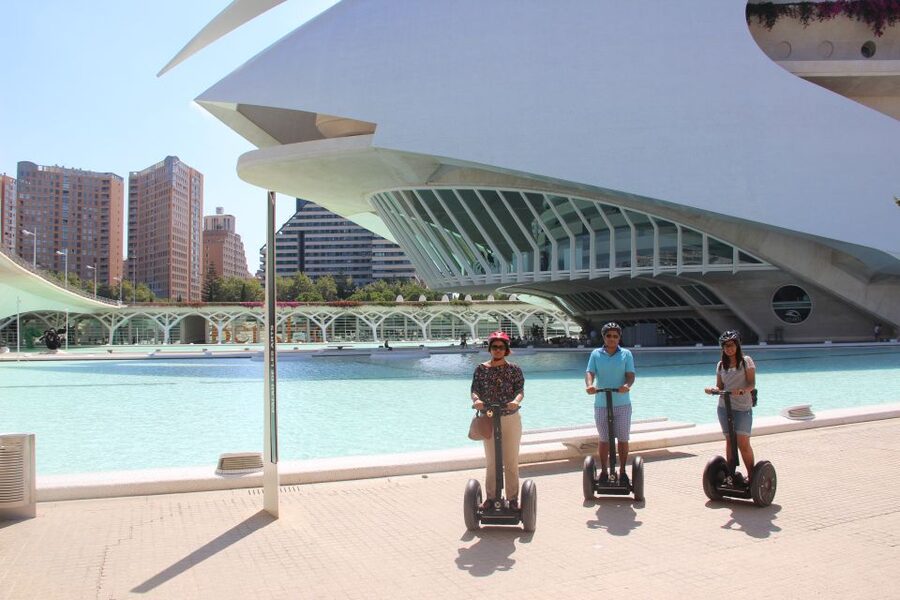 Valencia: City of Arts and Sciences Segway Tour - The Umbracle, a garden beneath a dramatic frame