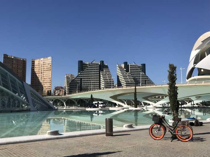 Valencia: Grand City Bike Tour on Bicycle, E-Bike or E-Step - Leaving the center for the Turia Gardens