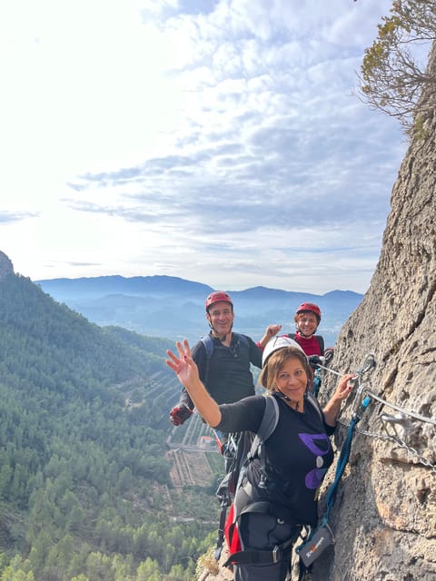 Valencia: Guided Via Ferrata Experience - The pendulum and zipline provide the thrills