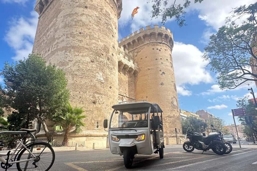 Valencia: Historical Tour by Tuk Tuk 1H - A guide who keeps the ride engaging