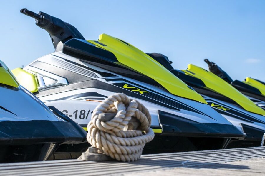 Valencia: Jet Ski Tour with Paddle Surf - Valencia Bay opens up at full throttle