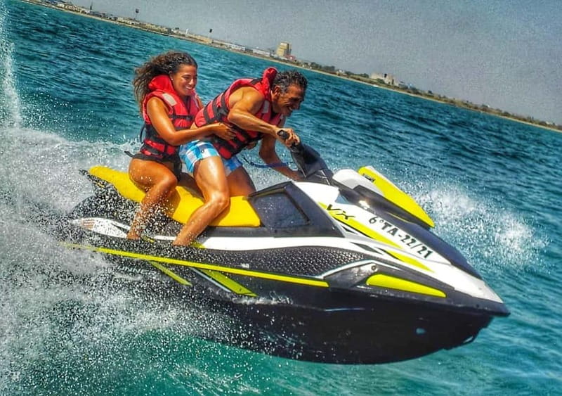 Valencia: Pobla de Farnals JetSki Rental, photos &BeachClub - Leaving Pobla Marina for open water
