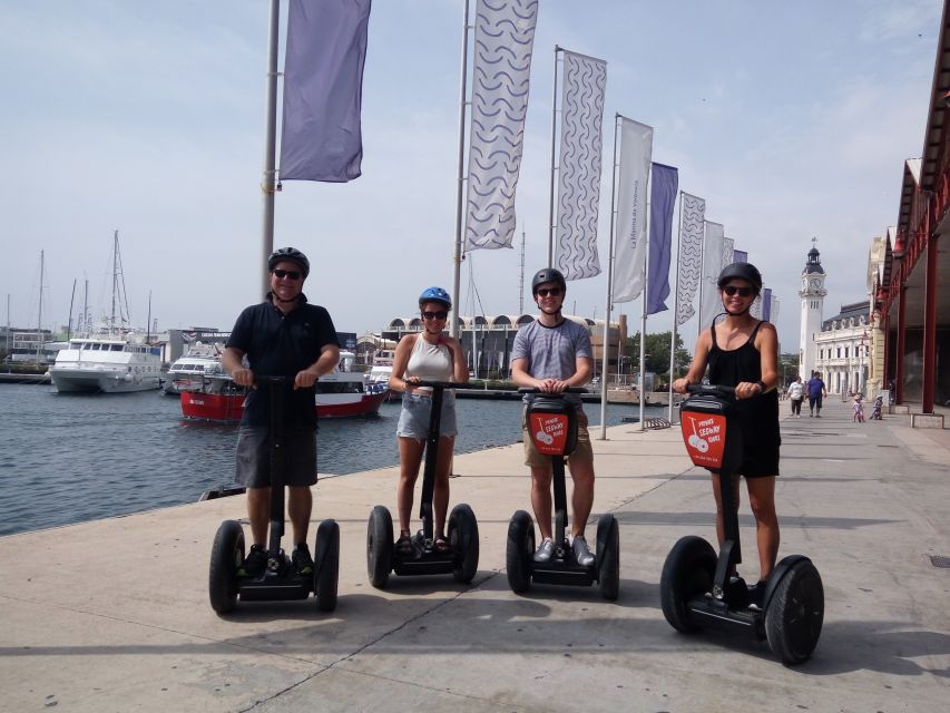 Valencia: Seaport Segway Tour - Learning to ride a Segway