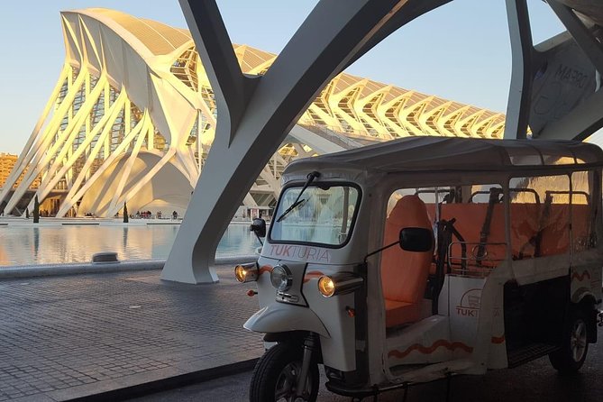 Valencia: Tuk Tuk Full City Tour - Bullring, North Train Station, and Colon Street